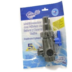 MULTICONECTOR ROTOPLAS C/ESFERA Y TUERCA